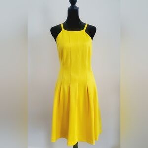 Calvin Klein Sunny Yellow Midi Dress